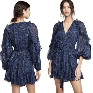 Ulla Johnson Maita Silk Dress in Dusk |Size 2 |NWT